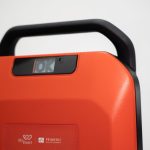 MyHeart Primedic S-Series AED carry handle and status screen