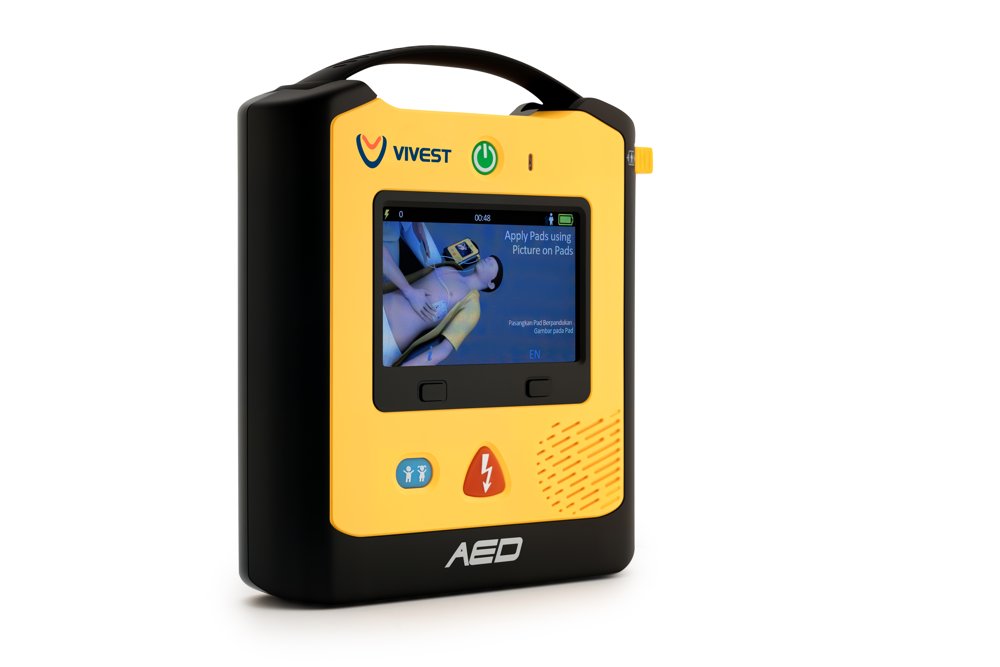 Vivest A3 AED front view